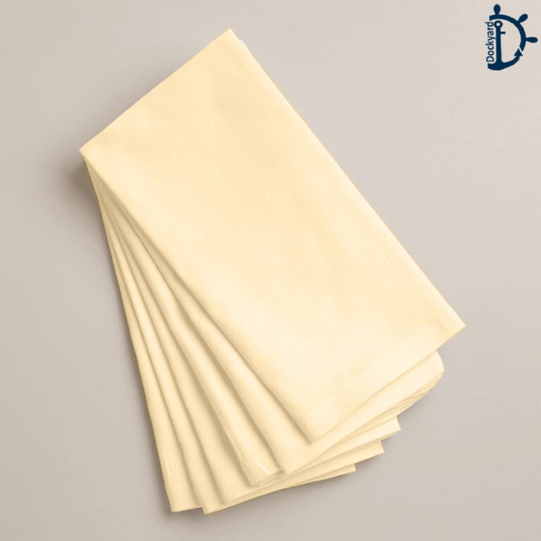 Dinner Napkin, Pack of 6 100 Cotton Satin Large Table Napkins