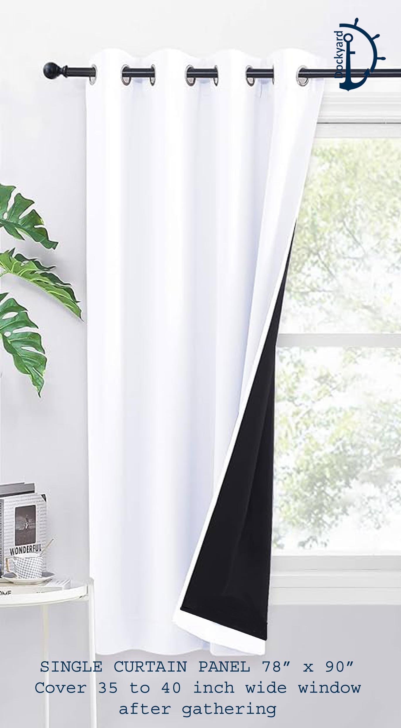 Blackout curtain liner PANEL – Thermal insulating light blocking curtain - 1 PIECE - Image 6