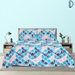 Pure Cotton Percale Bedsheets | Bedsheet set with Pillowcover | Warm Winters