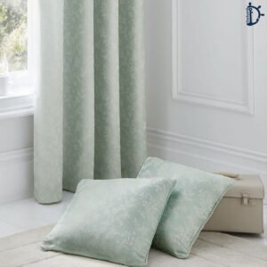 Ebony Jacquard Cushion cover – Duckegg | Single piece cushion cover