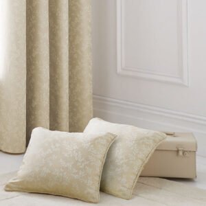 Ebony Jacquard Cushion cover – Natural | Single piece cushion cover