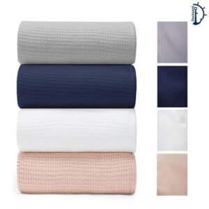 Premium Waffle AC Light Blanket – Soft, Breathable & Lightweight Comfort
