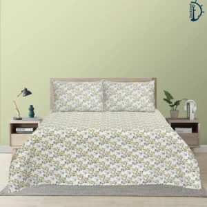 Pure Cotton Percale Bedsheets | Bedsheet set with Pillowcover | Morning Blossom