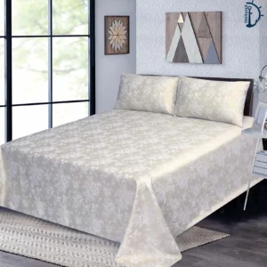 Spring | Jacquard Bed Sheet | with Two Pillowcase