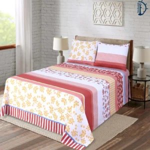 Cotton Percale Bedsheets | Bedsheet set with Pillowcover | Tutti Frutti