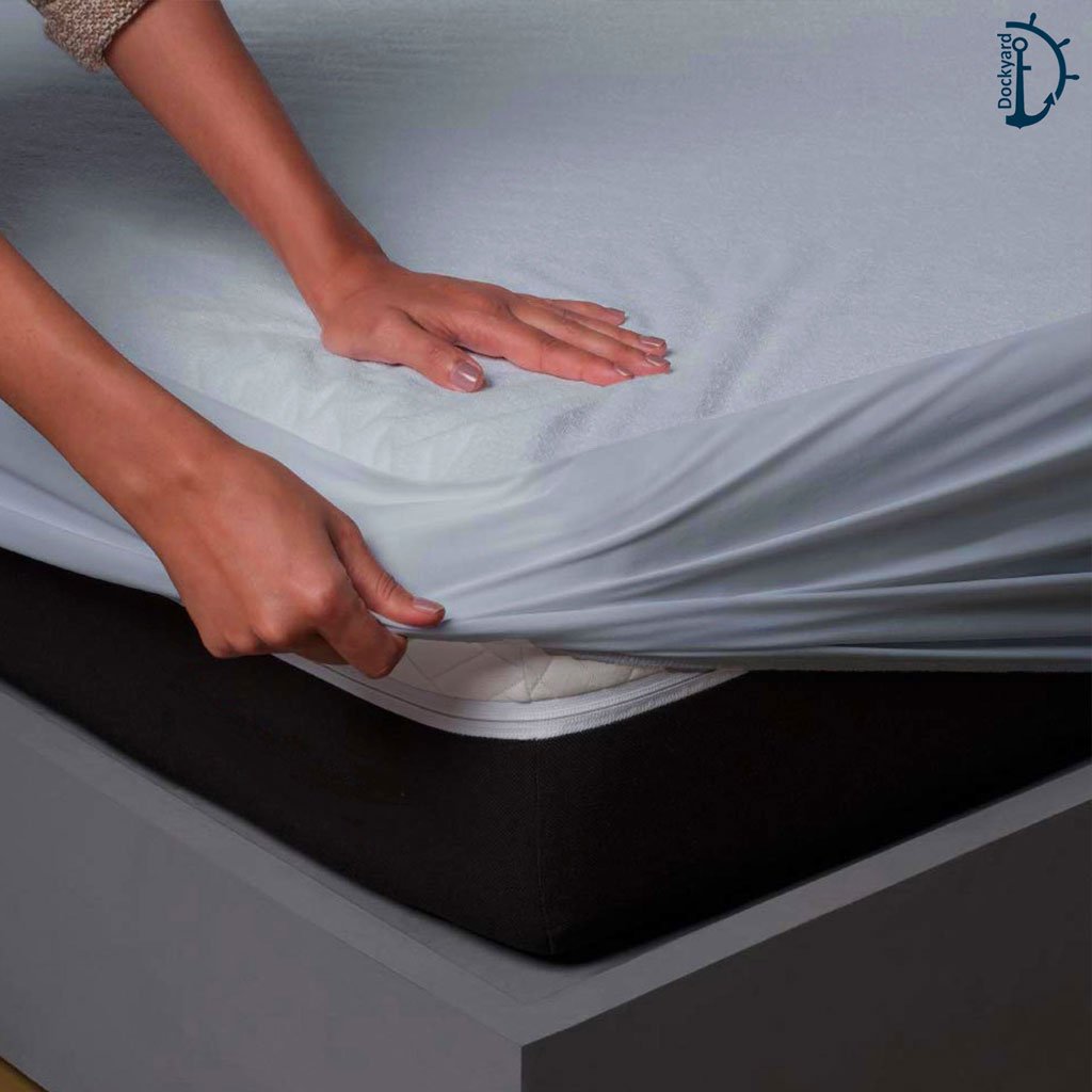 Premium Waterproof Mattress Protector – Modern Grey - Image 3